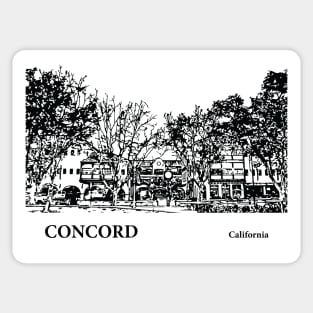 Concord California Sticker